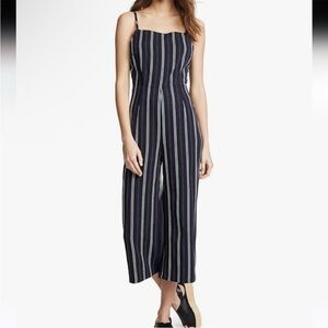 cupcakes and cashmere women Avery Stripe Jumpsuit